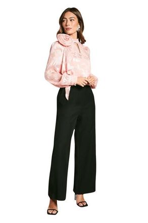 Coast Satin Jacquard Corsage 2 In 1 Jumpsuit in Blush at Nordstrom, Size 14