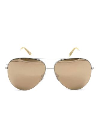 Victoria Beckham pilot-frame sunglasses - women - Metal - One Size - Silver
