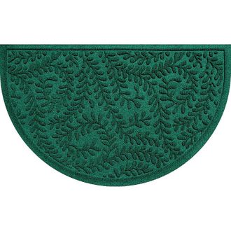 Frontgate WaterHog Boxwood Half-Round Door Mat - Evergreen - Frontgate