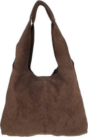 Girly HandBags Womens Plain Open Shoulder Bag (Coffee)