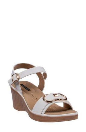 Good Choice Shoes Nava Wedge Sandal in White at Nordstrom Rack, Size 7.5