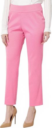 Krazy Larry Pique Straight Pant In Pink