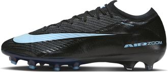 Nike Mens Mercurial Vapor 16 Elite Artificial-Grass Low-Top Soccer Cleats in Black | FQ8693-001