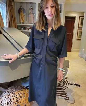 Gracia Midi Dress In Black