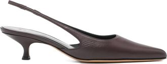 Eraldo 40mm Slingback Point-toe Heeled Pumps