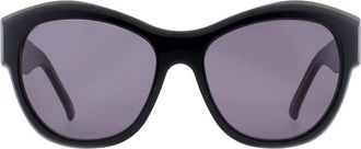Andy Wolf Gray Acetate Womens Sunglasses