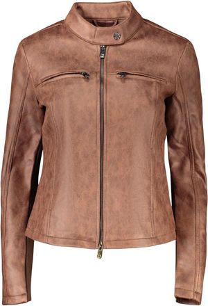 Desigual Bikercy Jacket - Jackets - Mujer - Marr&oacute;n - 2XL