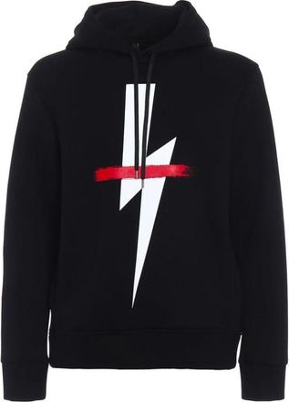 Neil Barrett Accessories - Heren - Hoodies - Zwart - XS - Hoodies & sweatvesten