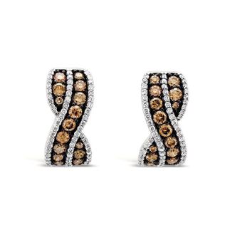 Le Vian Ladies Chocolate Diamonds Fashion Earrings in 14k Vanilla Gold
