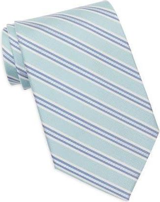 Brooks Brothers Oxford Frame Stripe Tie in Lt.blue at Nordstrom Rack