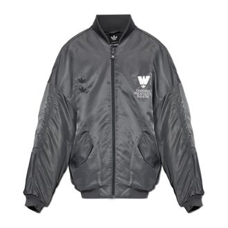 adidas Originals Adidas Originals, Bomber Jackets, male, Gray, Size: XL Chavarria Bomber Jacket