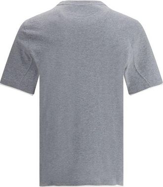 Brunello Cucinelli Mens Gray Cotton T-Shirt
