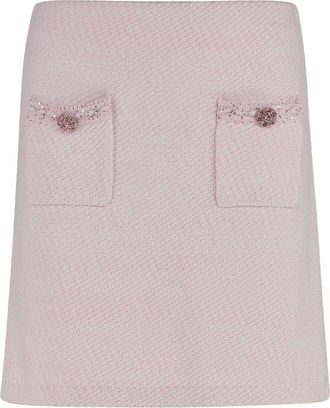 Self Portrait Knitted Mini Skirt