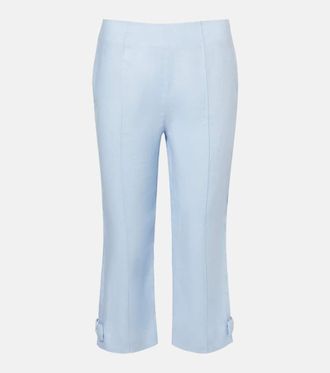 Poss&eacute; Harper linen capri pants