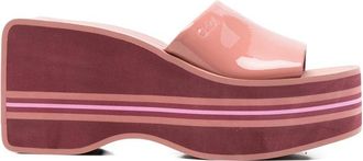 Chlo&eacute; Swimming Wedge Sandals