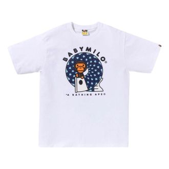 A Bathing Ape Koinobori On Baby Milo T-Shirt White 2L22-110-008-WHT
