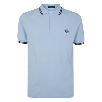 Fred Perry Hombre, Camisetas, Azul, Talla: M