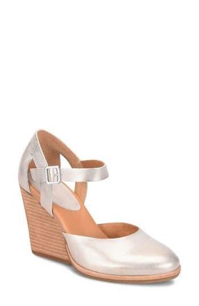 Kork-ease Harlow Wedge Pump in Champagne Metallic at Nordstrom Rack, Size 8.5