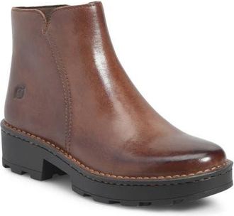 B&oslash;rn Camden Bootie in Brown Leather at Nordstrom, Size 7.5