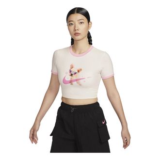 Nike (WMNS) Nike Sportswear Slim Cropped T-Shirt Asia Sizing Sail HM4621-133