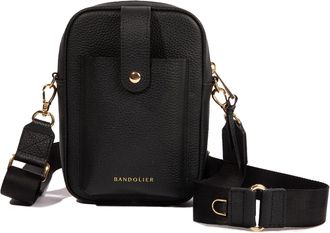 Bandolier Bandolier Dillon Bag Leather Crossbody Bag in Black/Gold