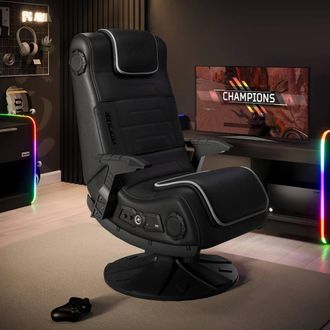 X Rocker Pro 4.1 Bluetooth Audio Console Gaming Chair in Black
