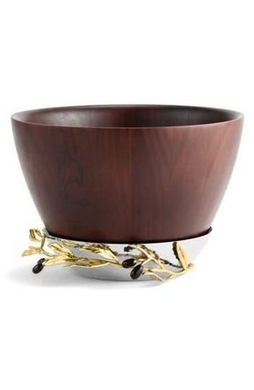 Michael Aram Olive Branch Wood Bowl in Brown at Nordstrom Rack