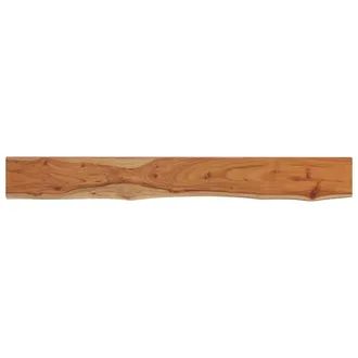 vidaXL Mensola Muro 140x20x3,8cm Rettangolare Legno Acacia Bordi Vivi - Vidaxl