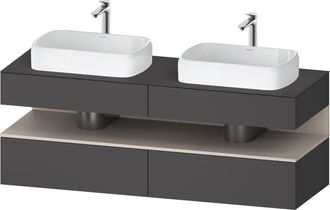 Duravit Qatego Consola Mueble Bajo Lavabo, 2 Extensiones, 2 - Duravit