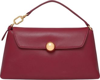 Furla Sfera Soft Schoudertas - Dames - Handtassen - Rood - ONE Size - Leer - Tassen