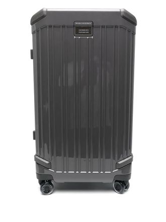 Piquadro Hardside 4 suitcase - men - Polycarbonite/Polyester/Acrylonitrile Butadiene Styrene (ABS)/Polypropylene/Metal - One Size - Grey