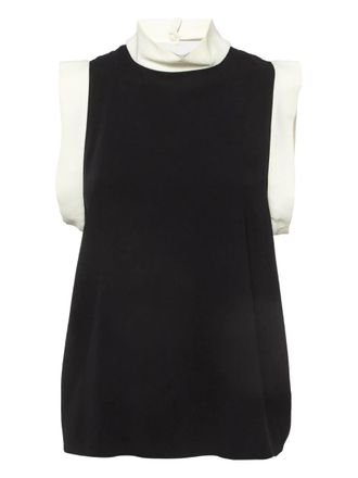 Ralph Lauren sleeveless top - women - Polyester/Triacetate - 6 - Black