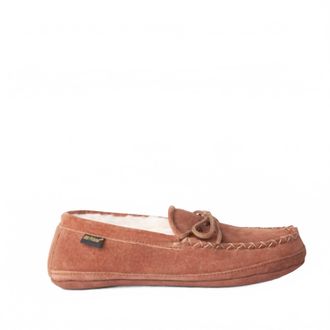 Old Friend Footwear Mens Soft Sole Moccassin In Chestnut