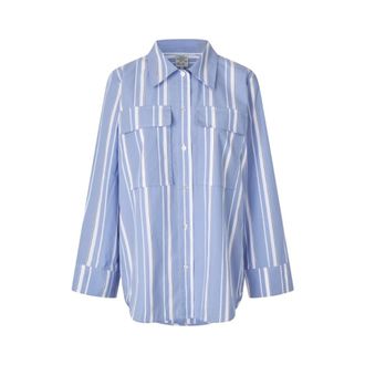 Baum Und Pferdgarten Dames, Blouses & Shirts, Blauw, Maat: S