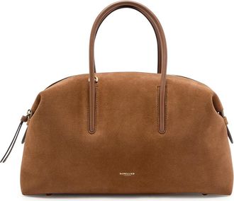 DeMellier The Stockholm Midi Suede top Handle bag - Tan - One Size