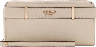 Guess Cartera Grande Anadela con Cremallera Perimetral - Bags - Mujer - Beige - ONE SIZE