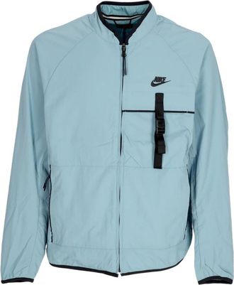 Nike Tech Woven Jacket - Heren - Outdoorjassen - Blauw - L - Denim - Fitness