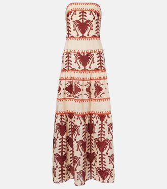 Johanna Ortiz Another Chance printed linen maxi dress
