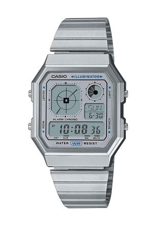 Casio Casio Collection Vintage Unisex Horloge Zilverkleurig A130WE-7AEF