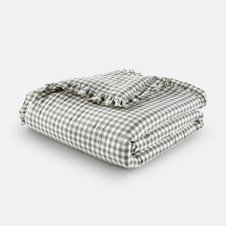 La Redoute Interieurs Gematelaasserd dekbed in gewassen katoen vichy, Georgette