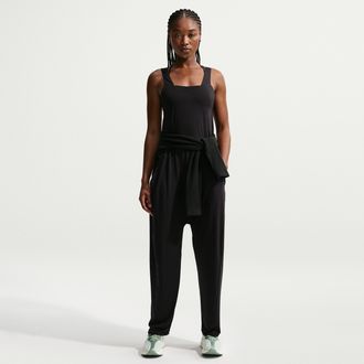 Nike Womens Zenvy Jumpsuit in Black | IR1942-010