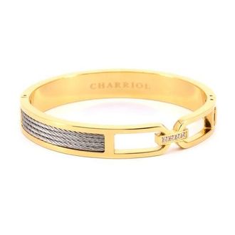 Charriol Buzio Bangle in Yellow Gold Pvd at Nordstrom, Size 6.5