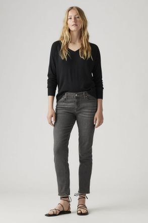 Levi's Vaqueros Boyfriend de tiro medio - Mujer - 25X27 - Negro / Night Is Young