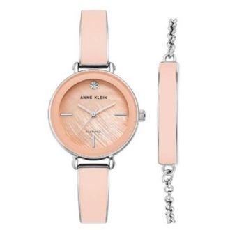Anne Klein Womens Classic Pink Dial Watch