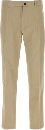 Burberry Charlton Straight Trousers - male - Burberry - Straight Trousers - Beige - XL - Trousers