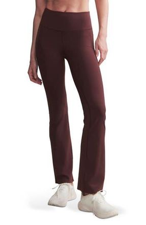 Rhone Revive Pocket Flare Leggings in Brown Berry at Nordstrom Rack, Size X-Small