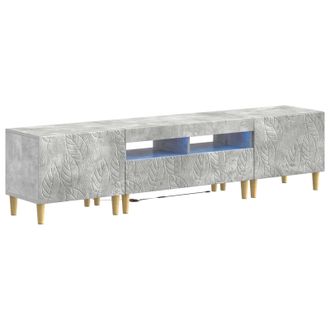 vidaXL Cabinet De Tv Led De 5 Piezas Gris Hormig&oacute;n Vidaxl