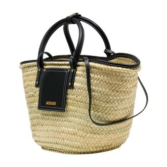 Jacquemus Womens Tote Beige Raffia