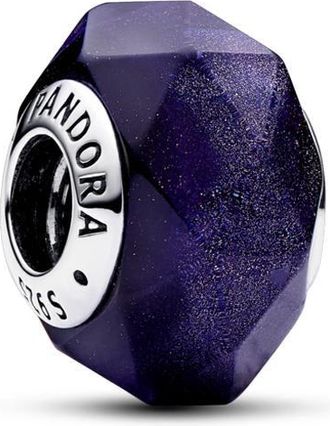 Pandora Faceted Blue Murano Glass Charm