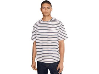 Liverpool L.A. Short Sleeve Sweatshirt T-Shirts Mens T Shirt Parchment Blue : 2XL, Cotton